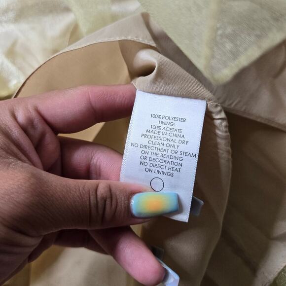 Tracy Reese Secret Garden Sequin Green Dress - Picture 8 of 9